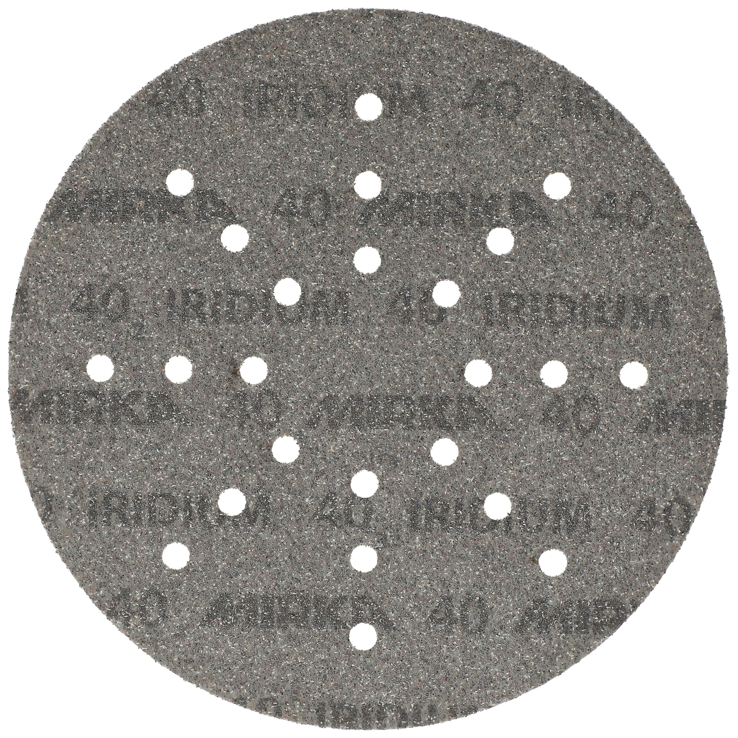Mirka Schleifpapier Iridium Ø 225 mm Klett Korn 40 25 Stück