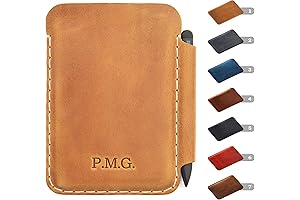 Personalized Leather Case for Microsoft Surface Duo with Pen Holder
