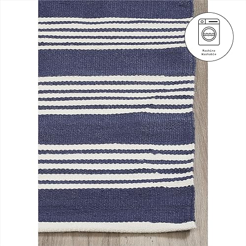 Miniatura 4 de Fab Hábitat Alfombra para exteriores o interiores, tejido a mano suave bajo los pies, hecha de botellas de plástico recicladas, resistente a las