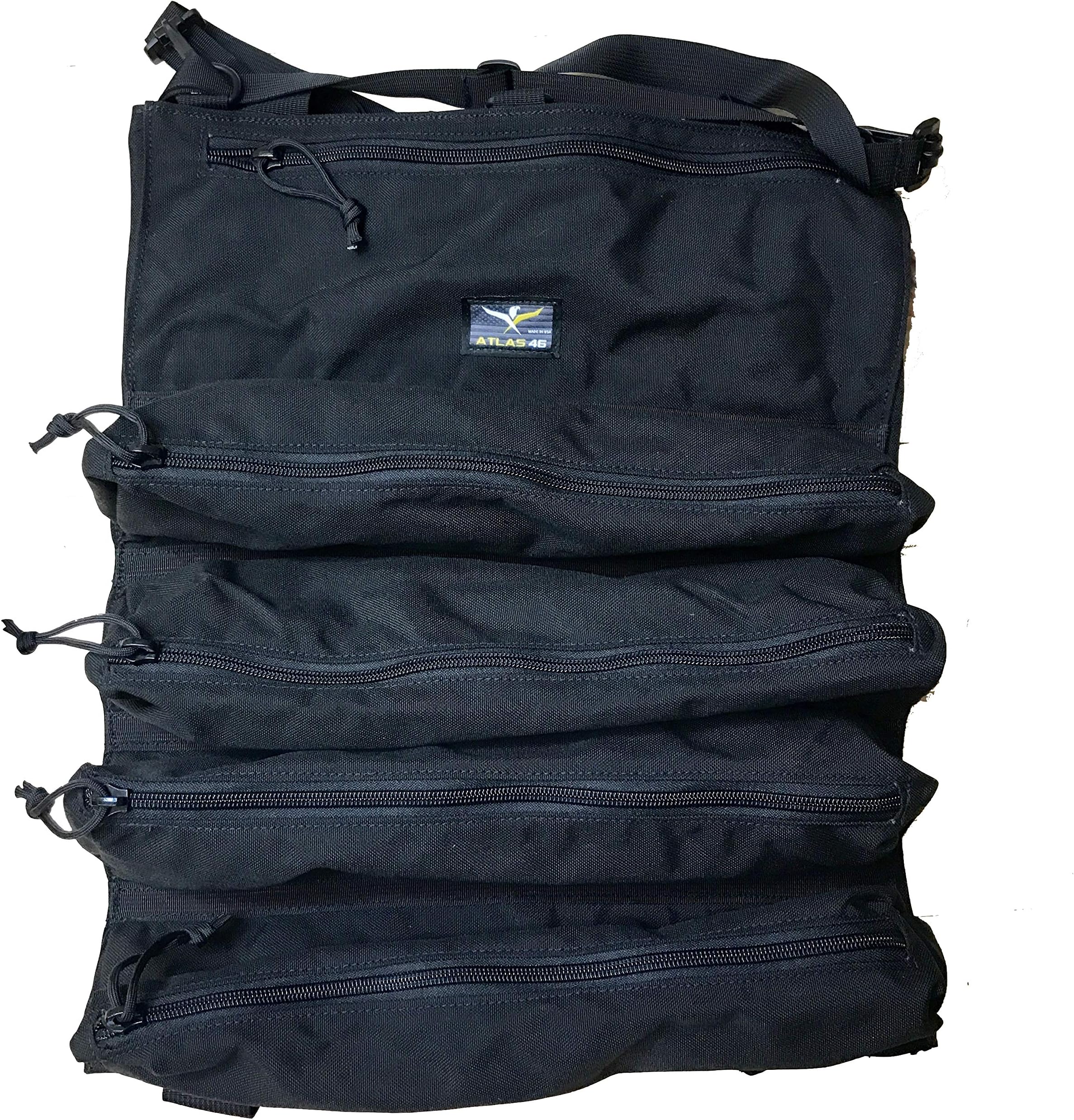 Atlas 46 Yorktown Tool Roll, Black | Made in the USA