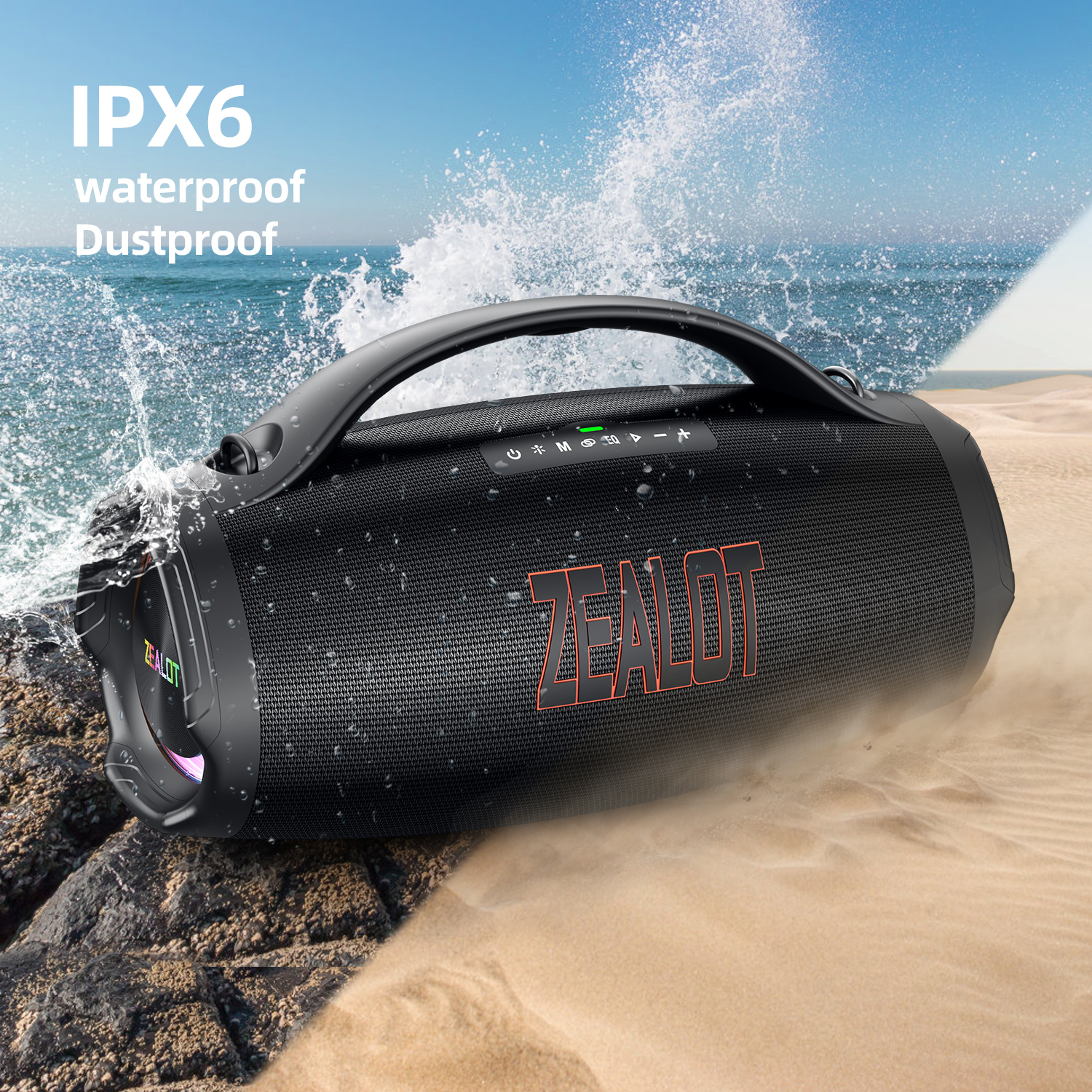 Amazon.com: ZEALOT Bluetooth Speaker with Subwoofer, Wirless