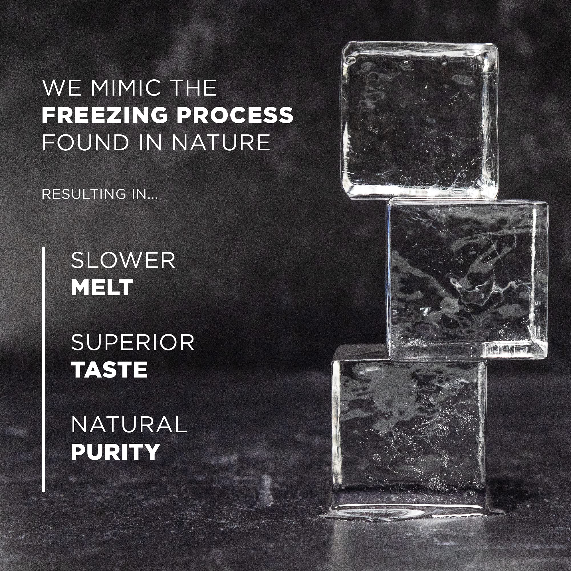 Buy True Cubes Clear Ice Maker, Clear Ice Cube Mold 4 Ice Cube Tray