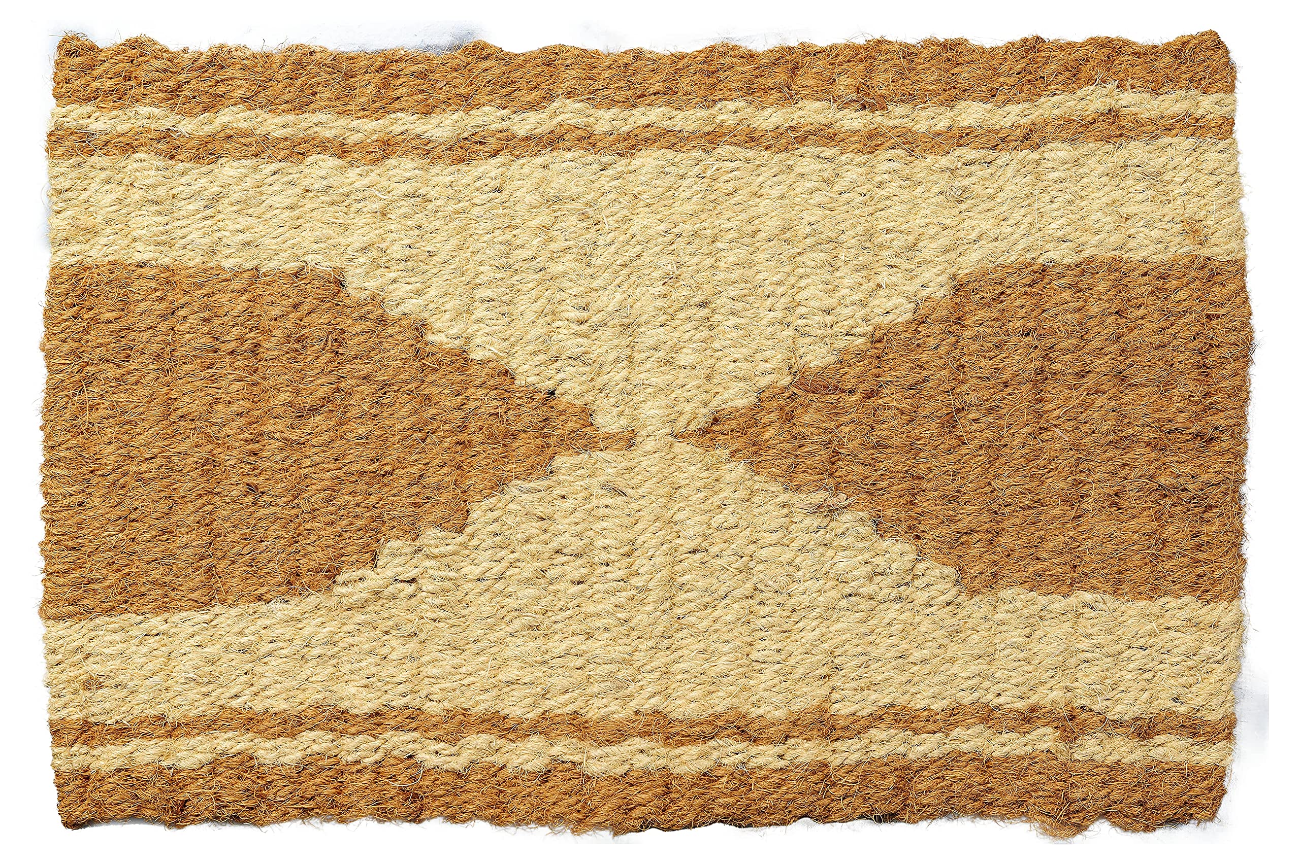 Rosetta Home - Coir Doormats with Heavy Duty Backing for Home Entrances, Hallways, Home Décor etc. for Outdoor and Indoor uses