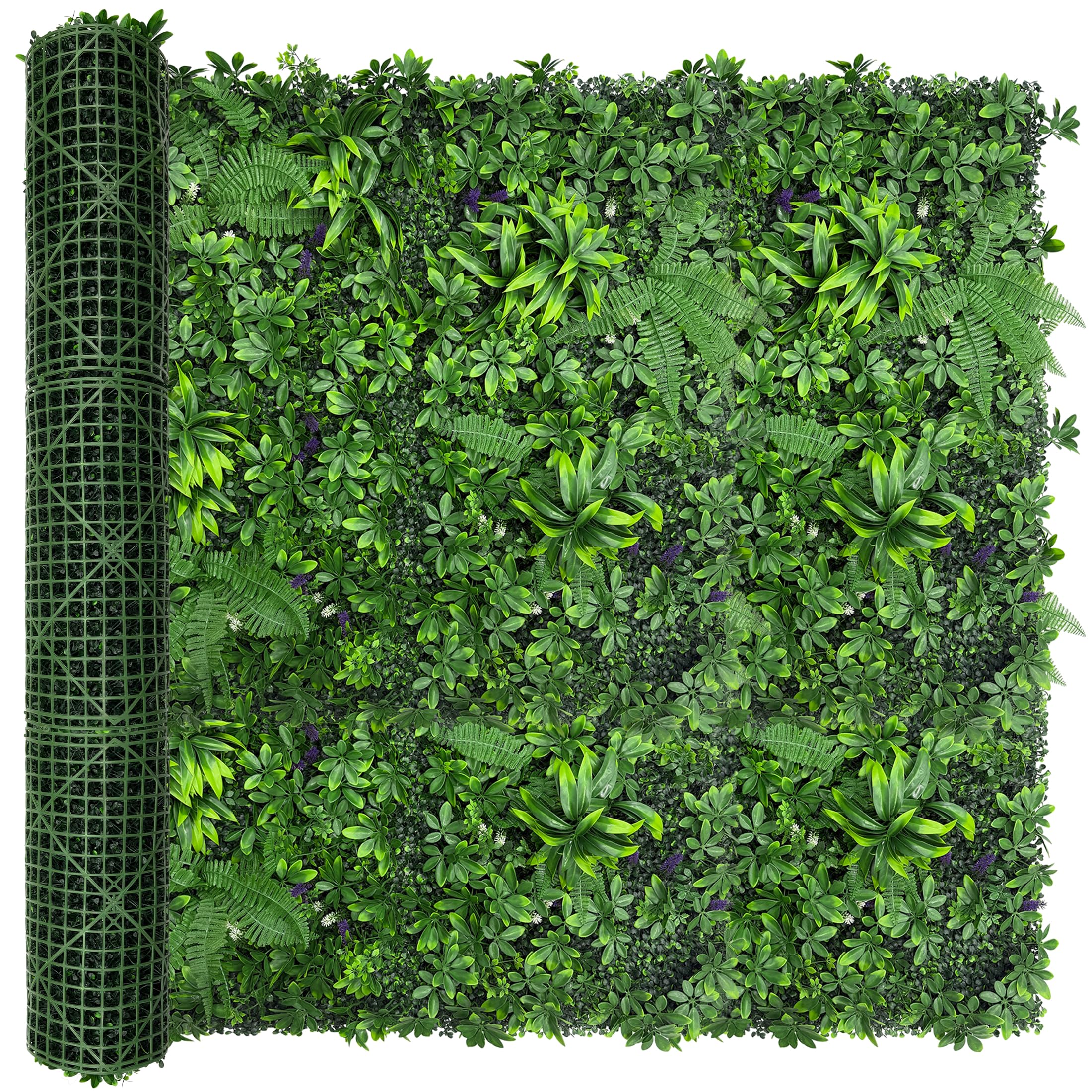 Photo 1 of DOPGIB Artificial Green Boxwood Grass Wall Panels: 60"x120"?50SQFT? UV Protected Ivy Privacy Hedge Fence Screen for Chain Link Fences Indoor,Outdoor Patio Balcony & Garden