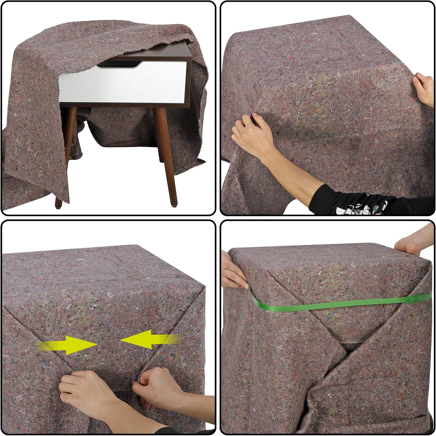 ZENY Textiles Moving Blankets 12 Pack Pro Economy Packing Shipping Moving Pads 54 x 72 (21 lb/dz),Packing Blankets Storage Blankets for One Time Moving : Tools & Home Improvement