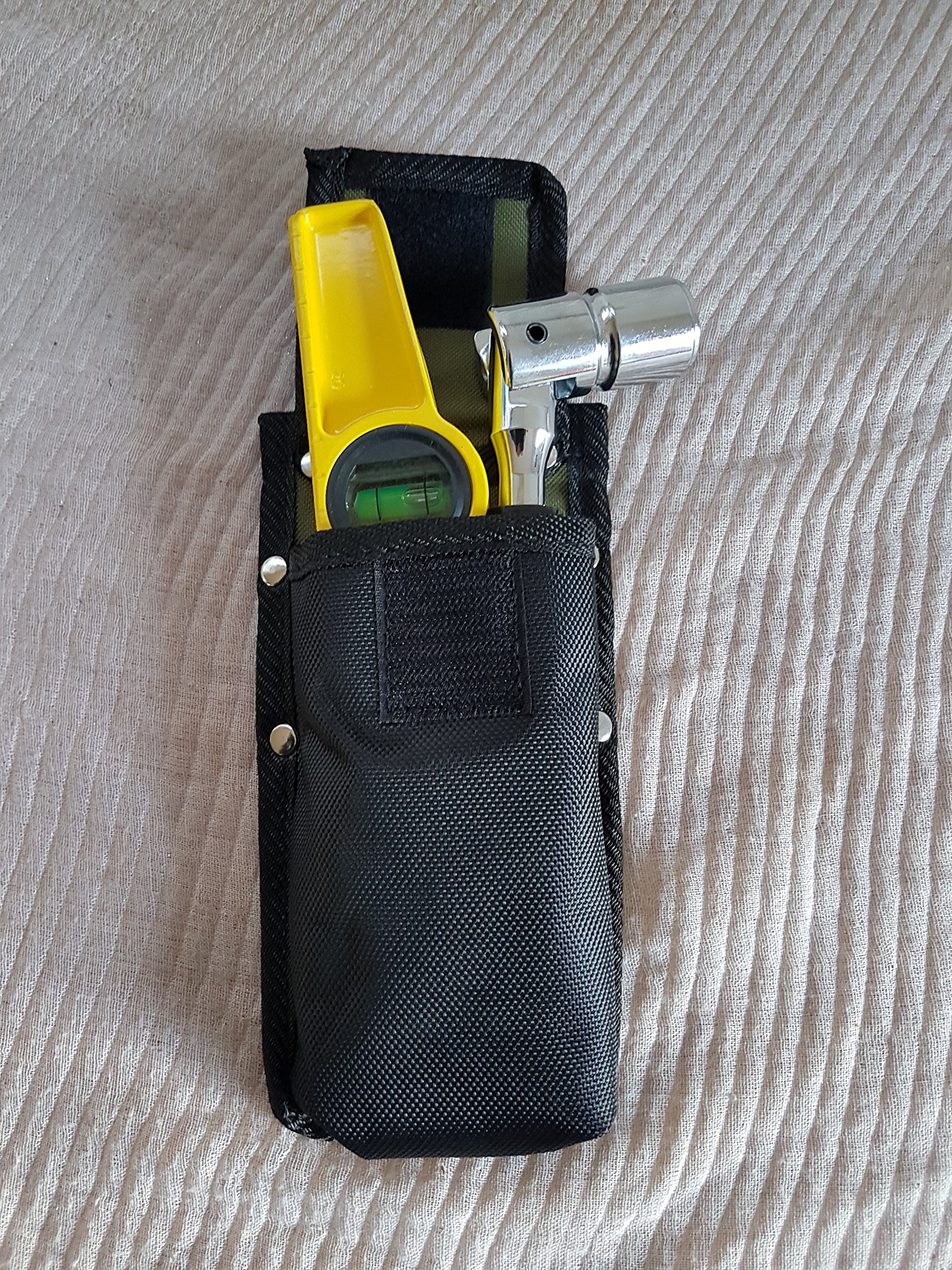 Bbi Ltd Blue Scaffolders 2 In 1 Spanner & Level Holder Frog Large Pocket Pouch Tool Holder Fit 4 Scaffolding Tools Belt