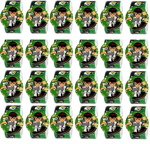 Pappi Boss Digital LED Green Dial Kids Watch -Combo of 24