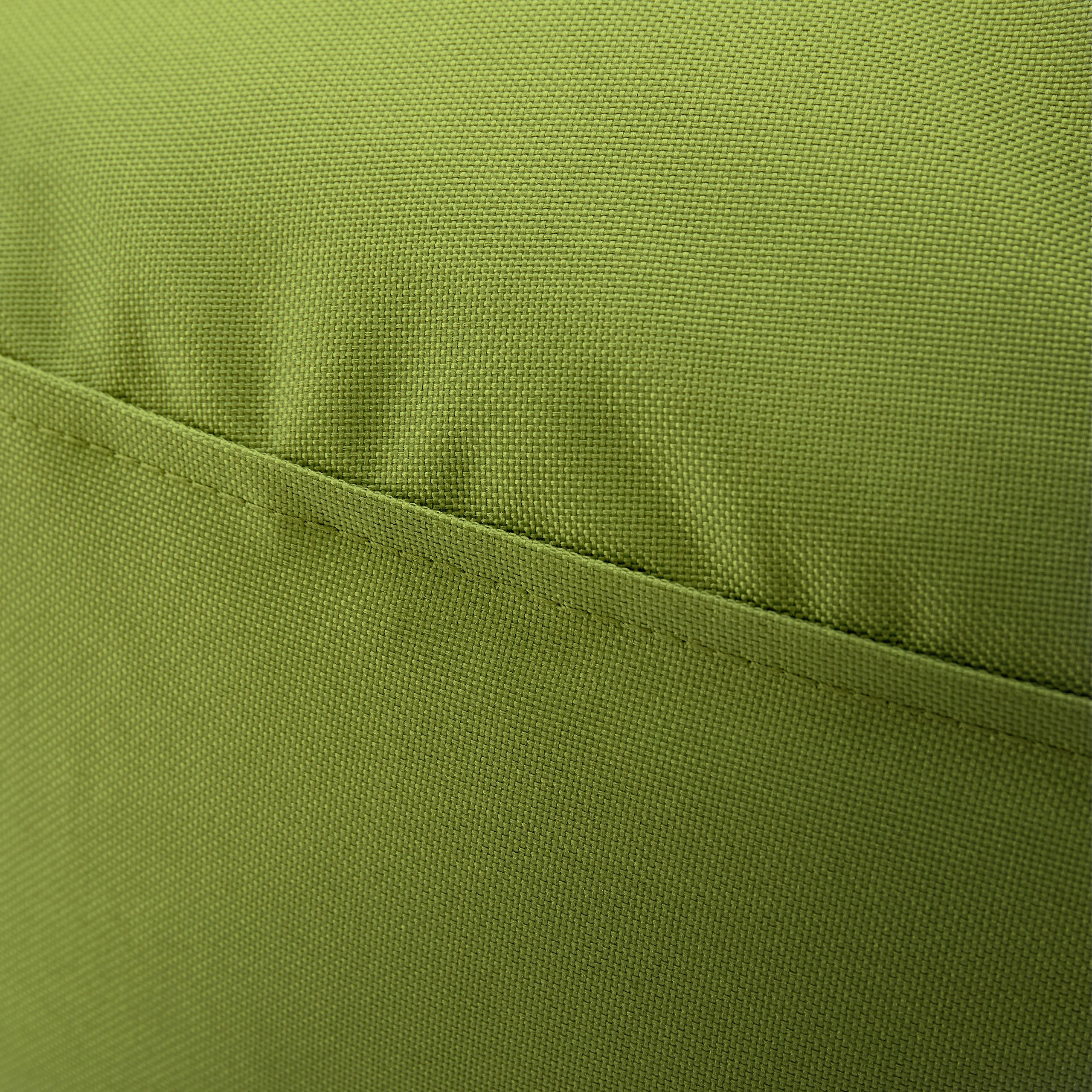 Lumaland Sofá Puff Redondo Grande 320l con Respaldo & Relleno Incluido - Sillón Relax Impermeable para Exterior - Mueble Ideal para Salón, Jardin y Terraza - 90 x 50 cm/Verde