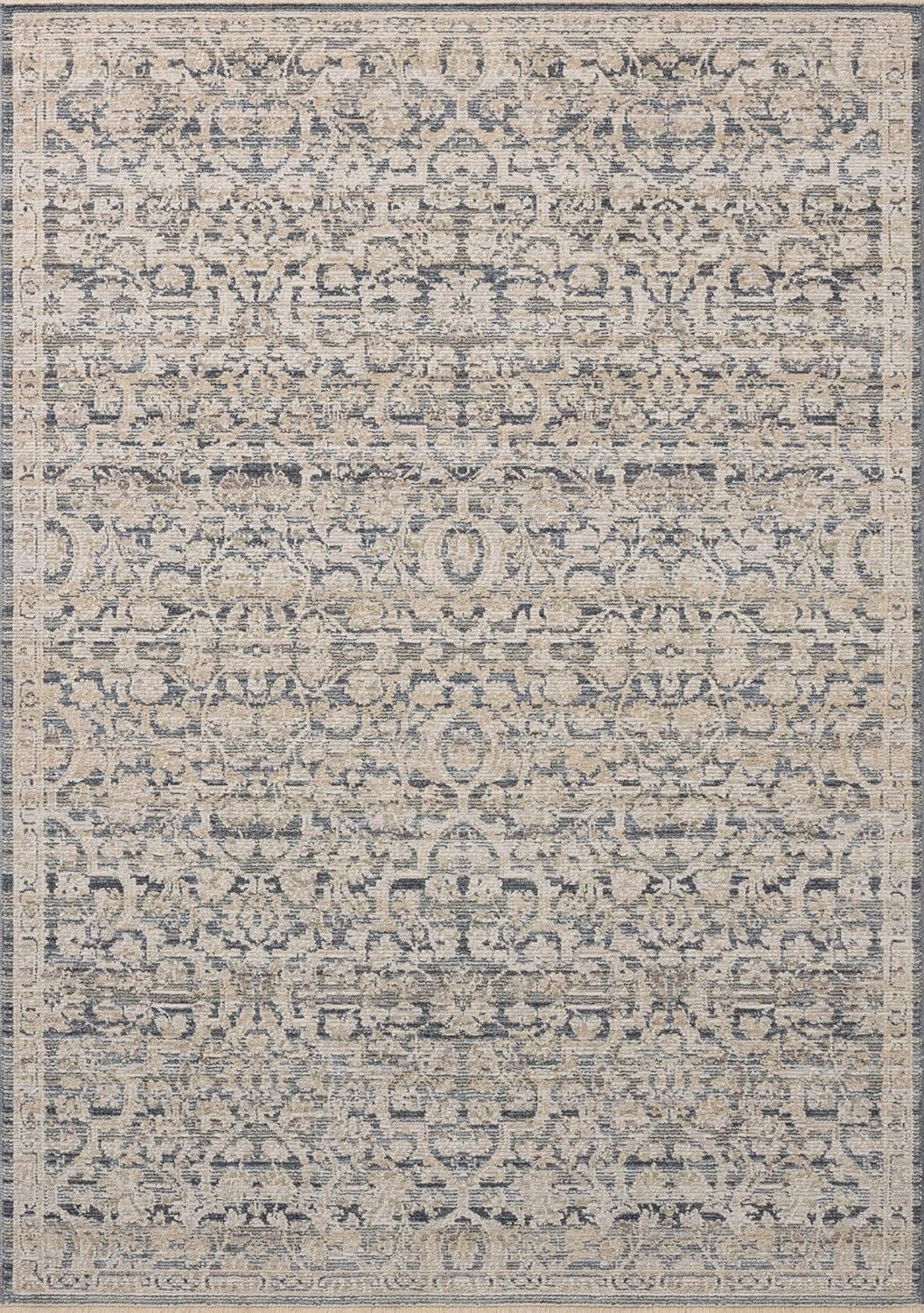 Loloi Milena Collection MLE-02 Denim/Natural 7'-10" x 10' Area Rug