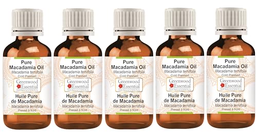 Huile de macadamia Macadamia ternifolia idéale pour le massage relaxant après le sport 5 packs