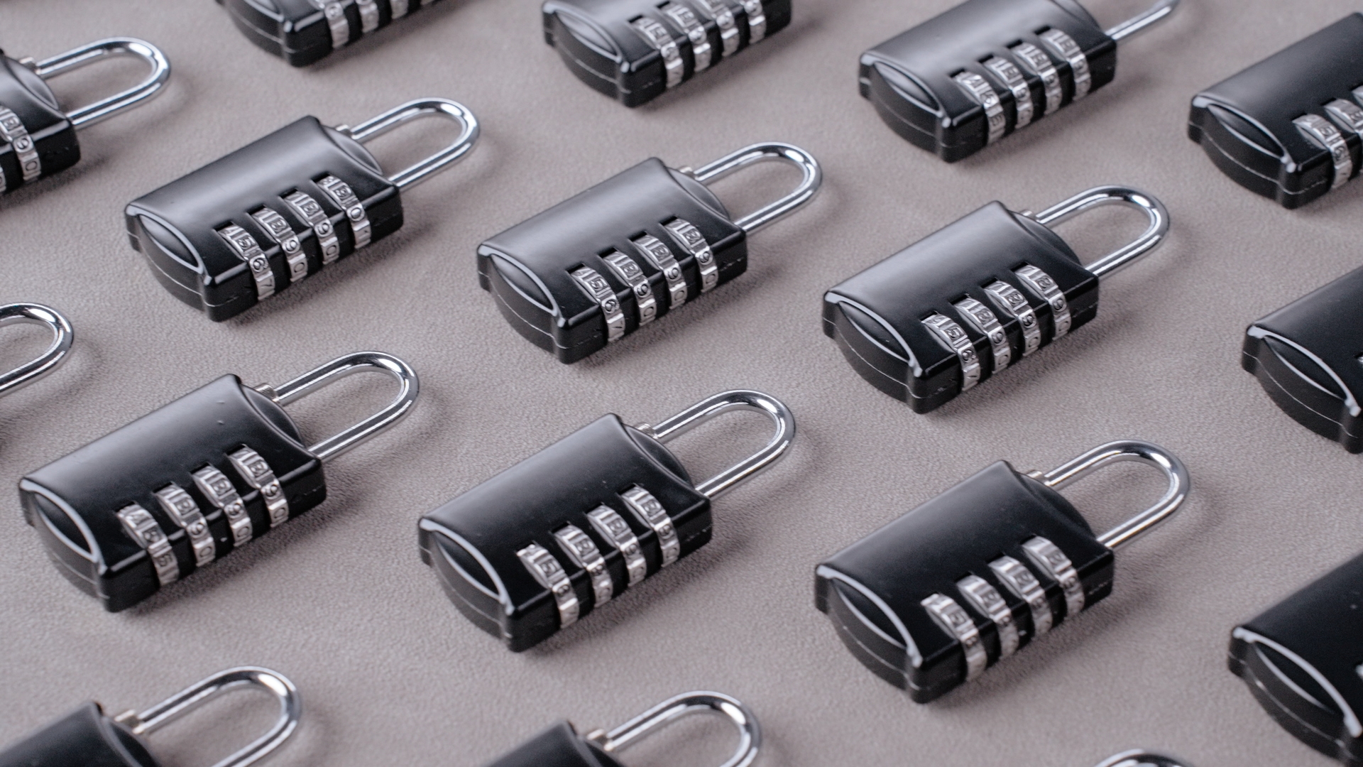 Gisafai 2 Pcs 4 Digit Cobination Cabinet Lock U Shaped Code Gy