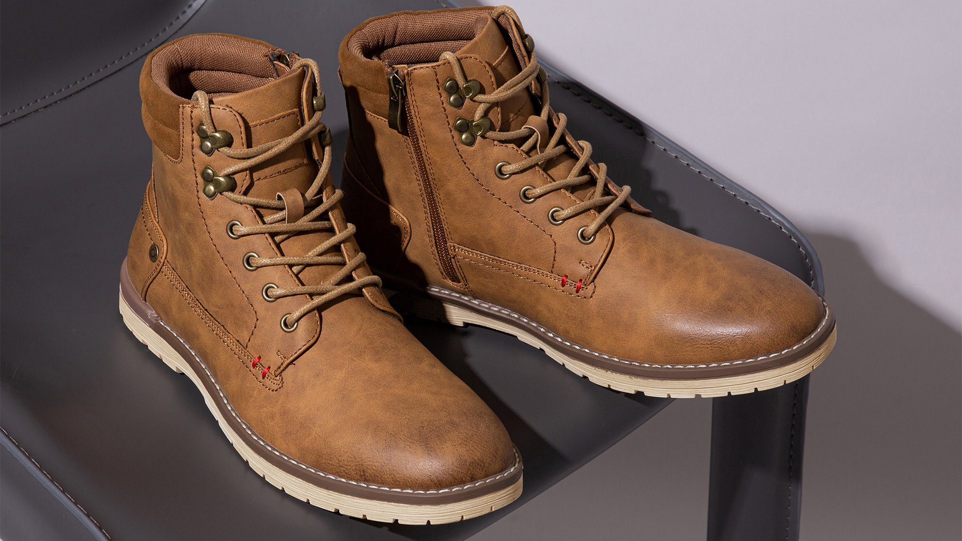 Amazon.com | Vostey Men's Chukka Boots Motorcycle Casual Hiking