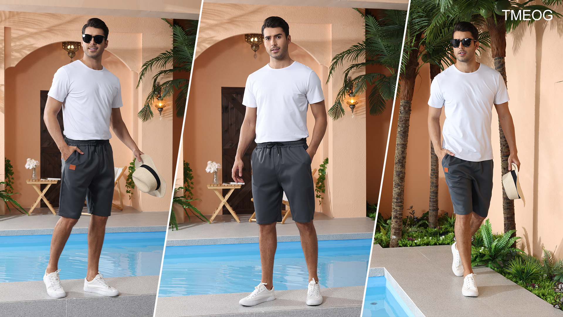 Short Homme Été Bermuda - Taille Élastique Séchage Rapide | Sport Décontracté Avec Poches