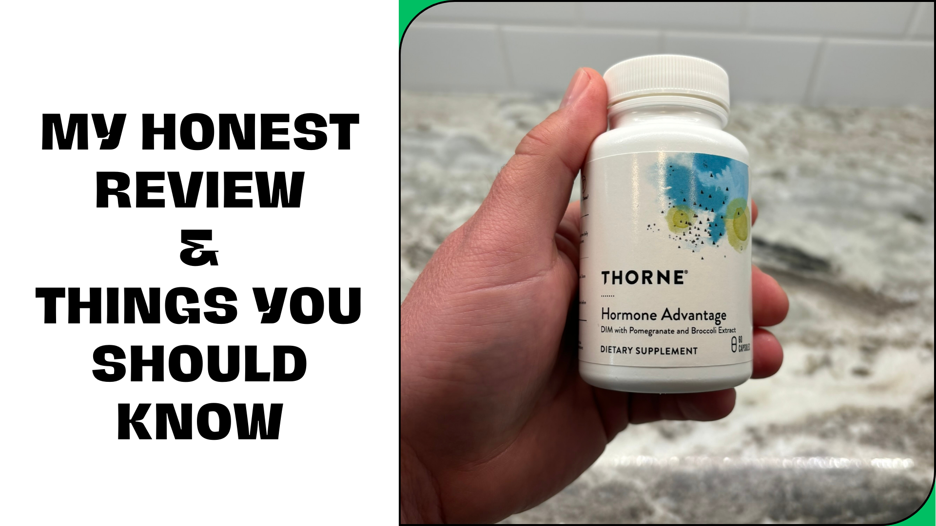 THORNE - Hormone Advantage - Estrogen Support & Hormone Balance for Men & Women* - Featuring DIM & Pomegranate Extract - Gluten, Dairy & Soy-Free - 60 Servings