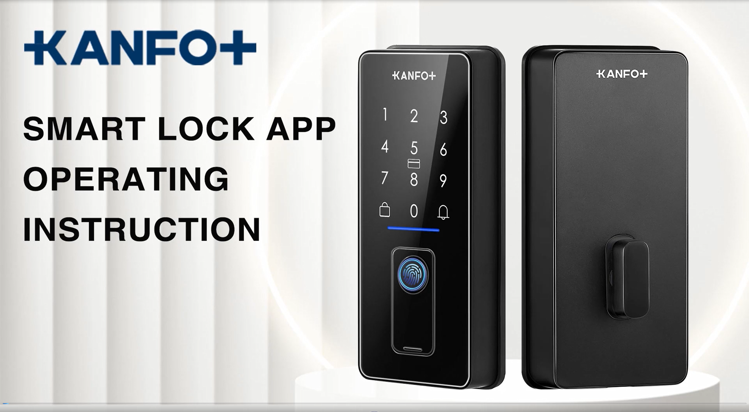 KANFOX Keyless Entry Door Lock, Smart Lock for Front Door with