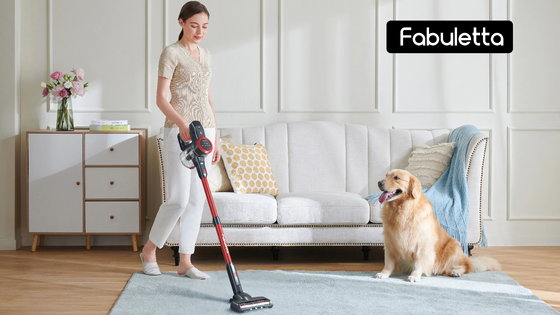 Amazon.com - FABULETTA Cordless Vacuum Cleaner with LED Display