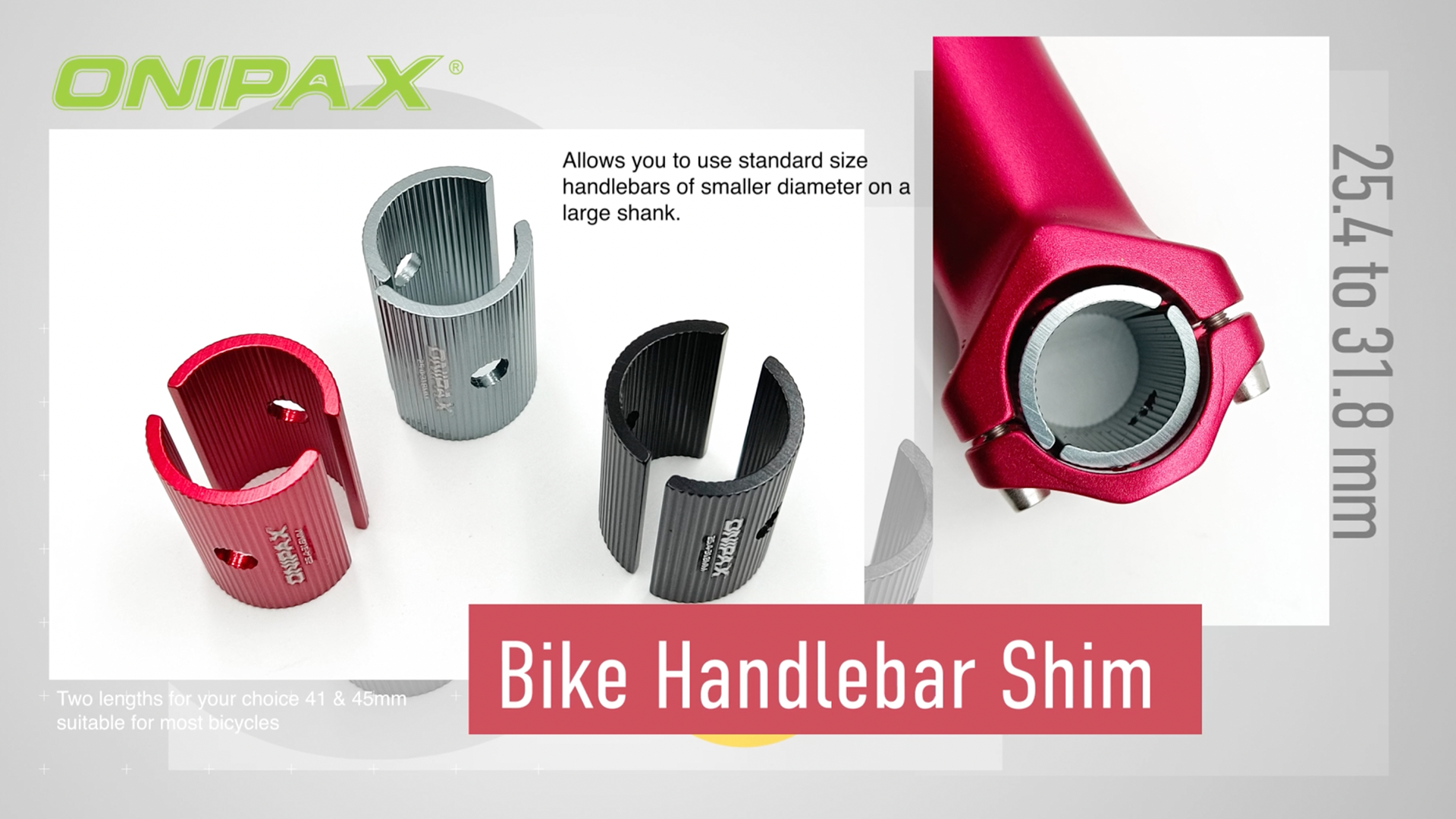 Amazon.com: ONIPAX Bike Handlebar Shim 1