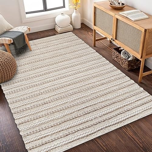 Miniatura 23 de Bedding Craft Alfombra de baño – 100% algodón, reversible, absorbente de agua, lavable a máquina, alfombra de baño suave para lado de la bañera, 17