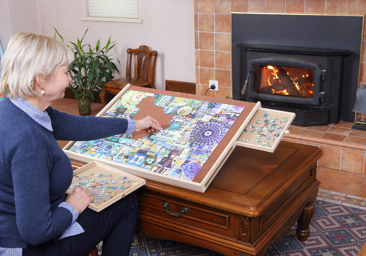 【A188】YISHAN ジグソーパズル　ボード　テーブル Watch YISHAN Jigsaw Puzzle Board for 1000 Pieces Puzzle on Amazon Live