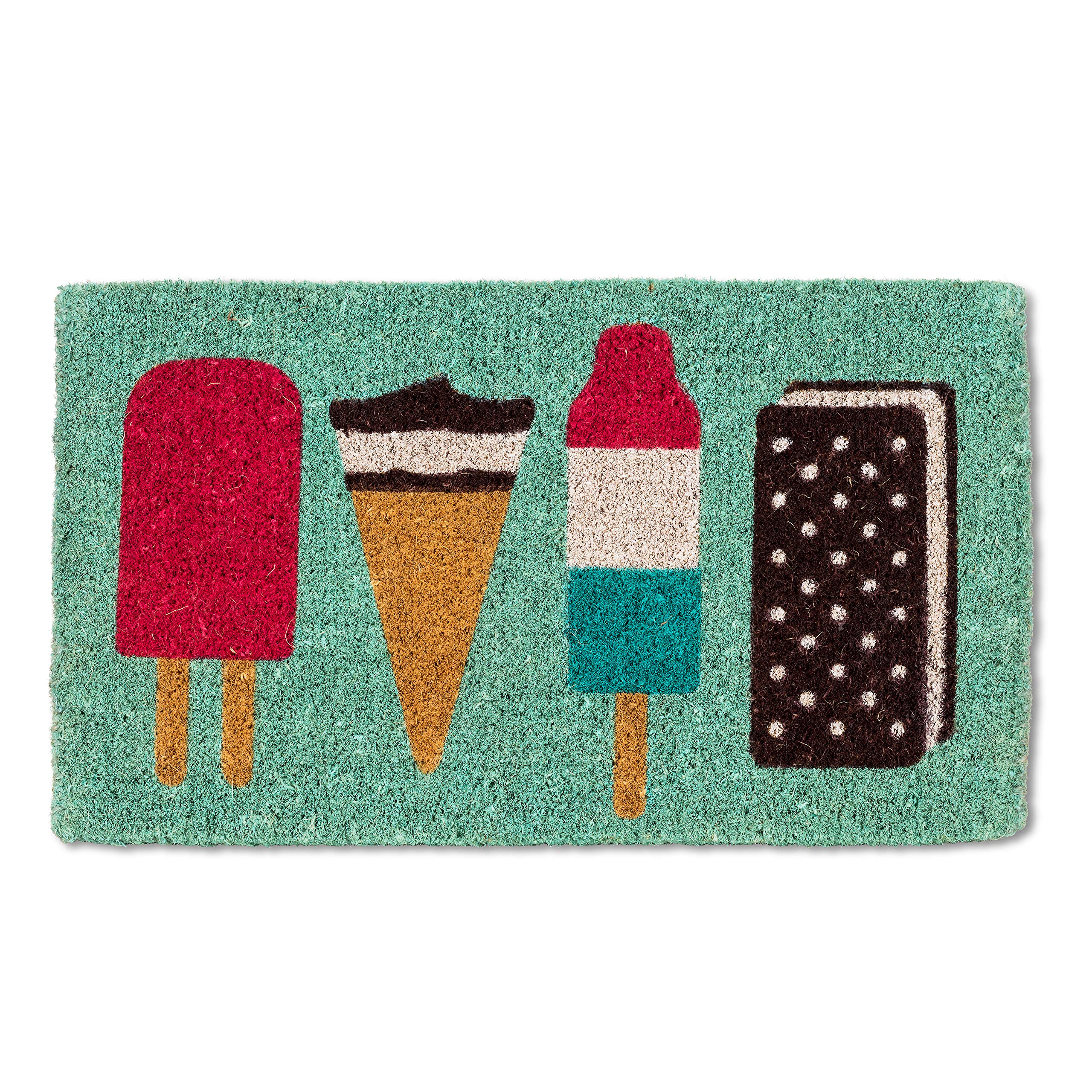Abbott Collection 35-FWD-GE-8619 Ice Cream Treats Doormat-18X30 L, 18x30 inches L