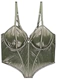 Womens Going Platinum Mesh Bustier