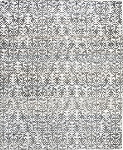 Miniatura 3 de SAFAVIEH Alfombra de área de 8 x 10 pies, colección Cape Cod, grande, natural y multicolor, yute trenzado hecho a mano, diseño bohemio, ideal para