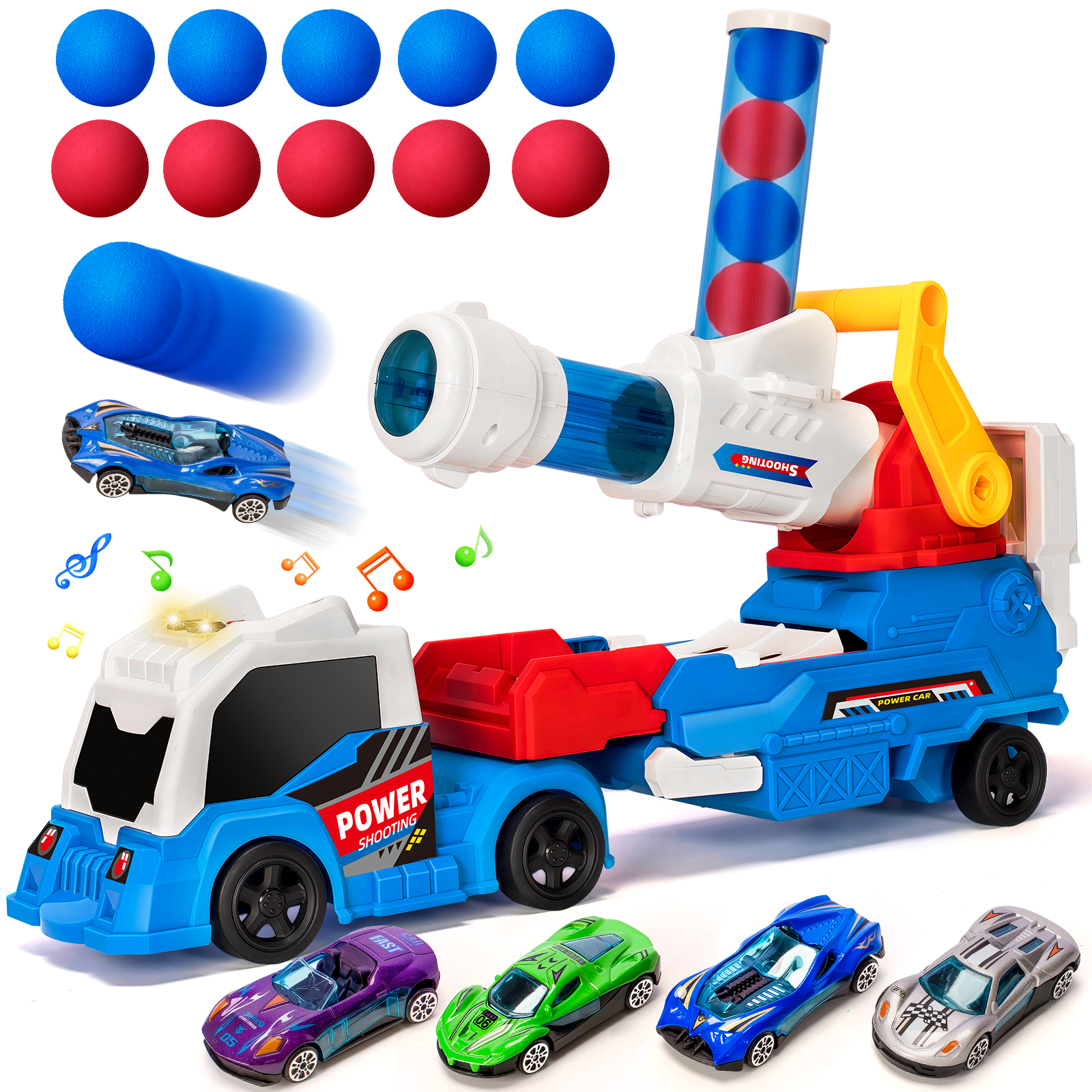 Amazon.com: BainGesk Semi Truck Toys Car for 3, 4, 5, 6, 7, 8