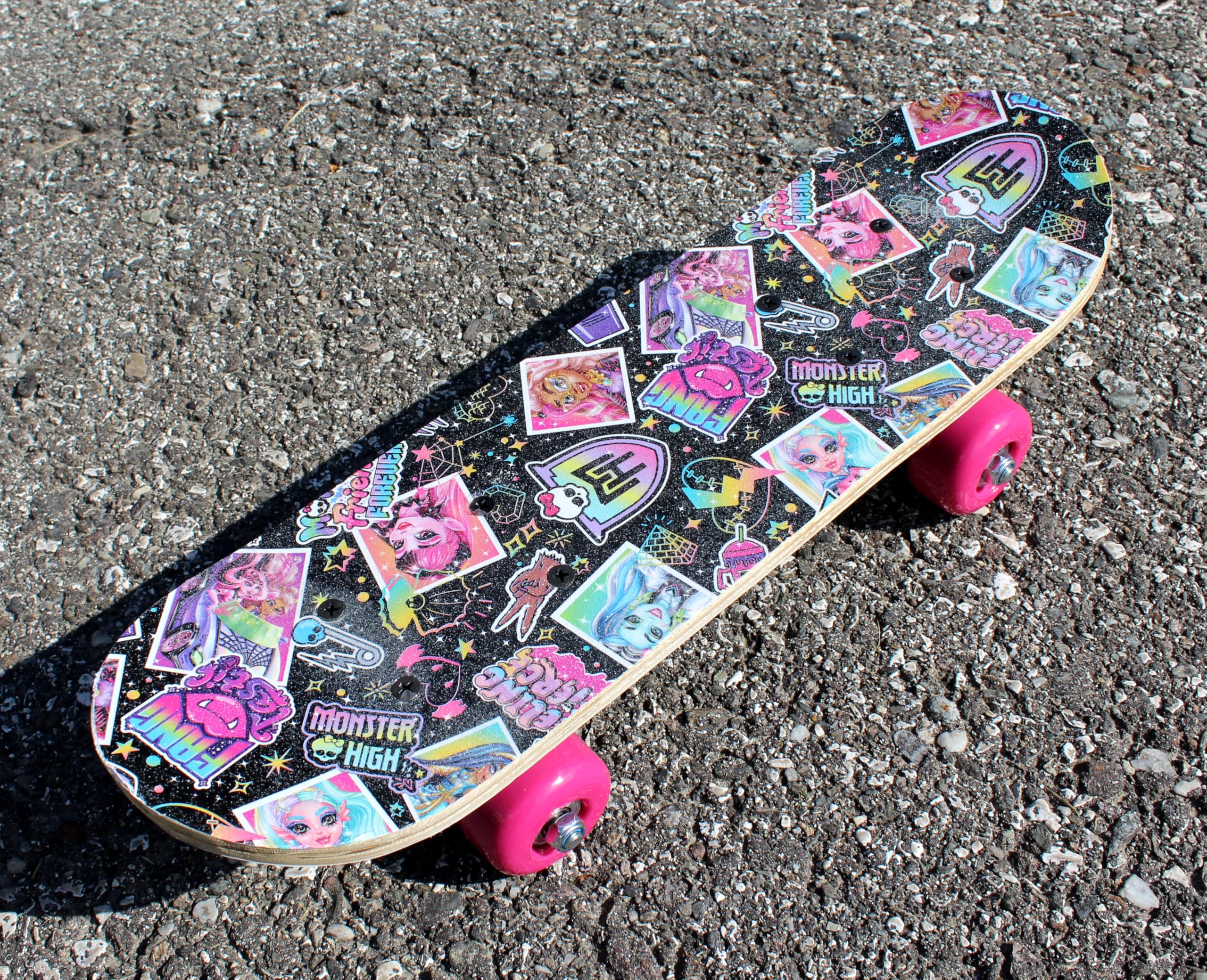 Monster High mini skateboard in legno 43x12x8 cm