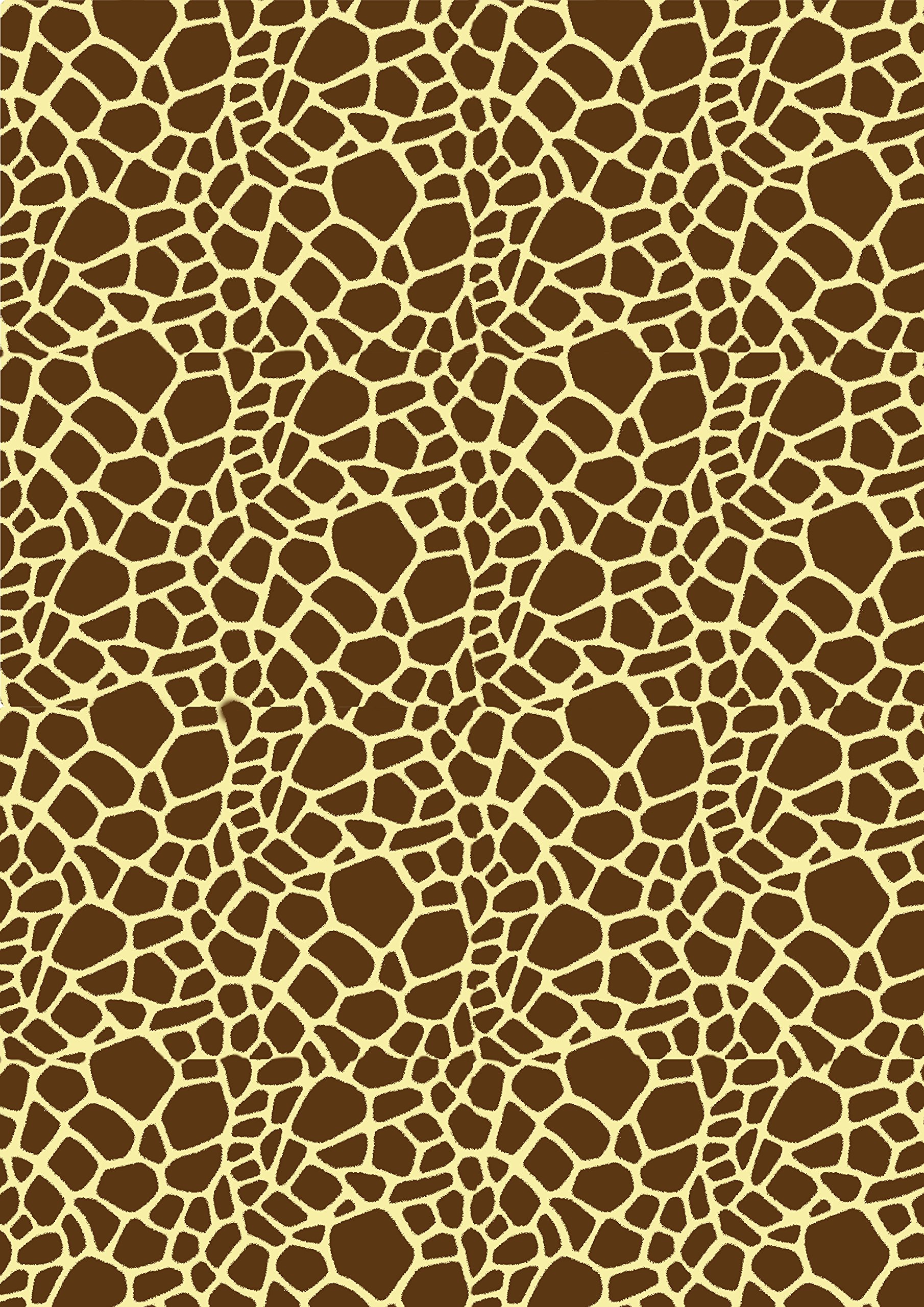 Buy 1 x A4 Printed Sheet of Giraffe Animal Print Edible Wafer Paper