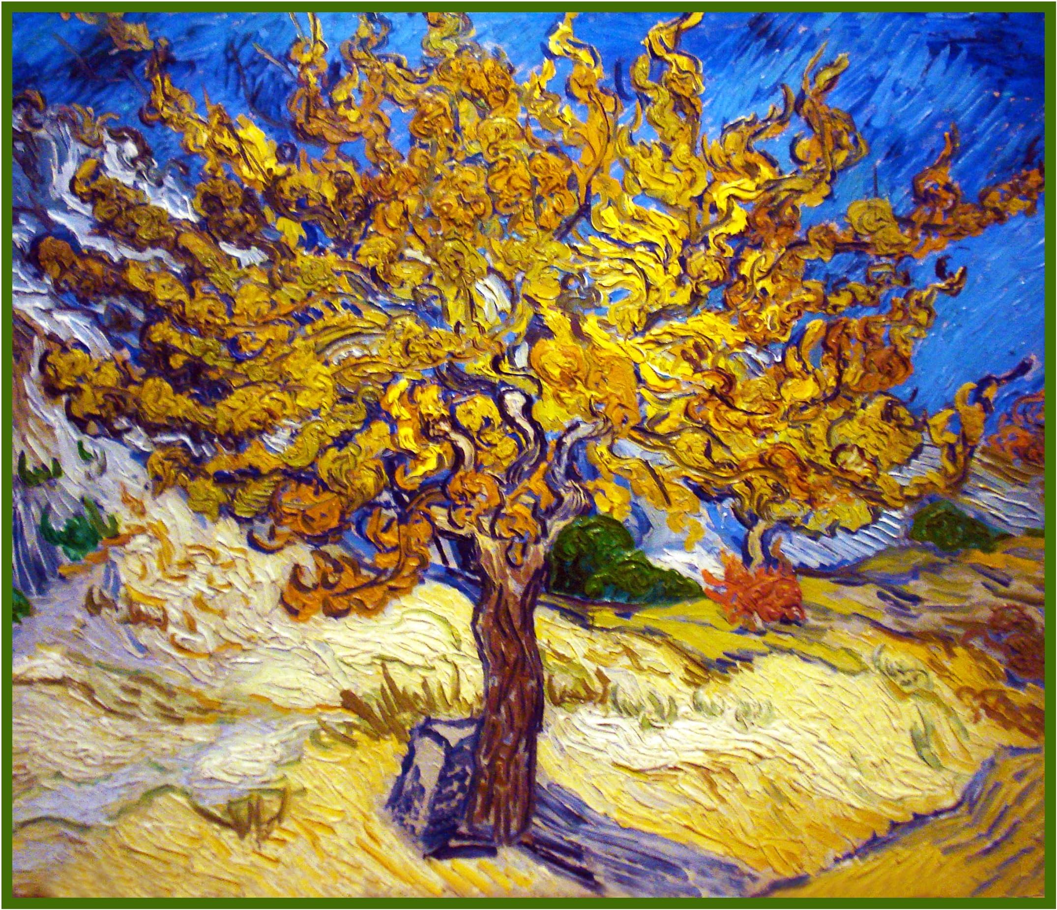 Orenco Originals Mulberry Tree Inspired by Vincent Van Gogh Counted Cross Stitch Pattern