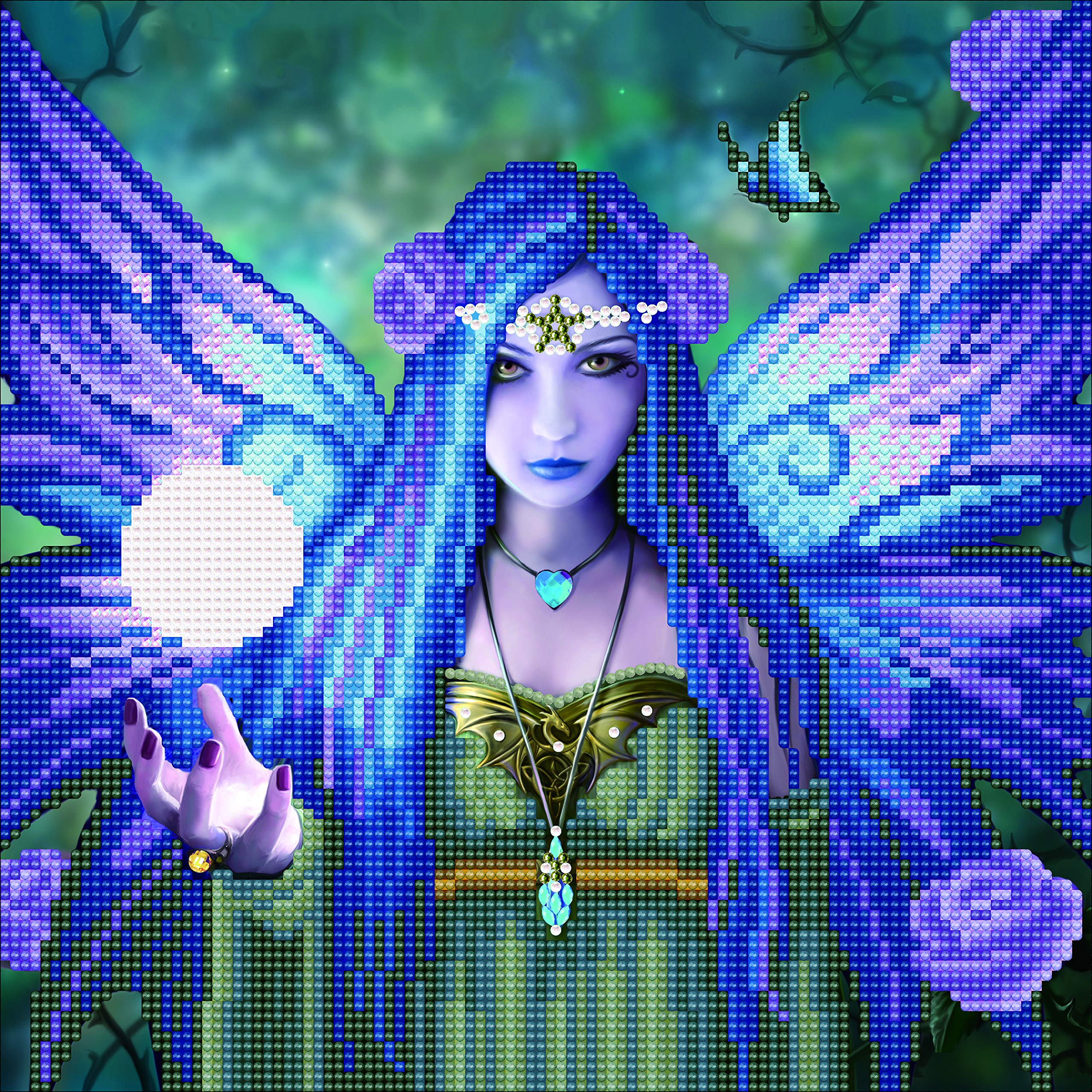 Tableau à diamanter Crystal Art Anne Stokes anti-stress pour réussir sa broderie diamant