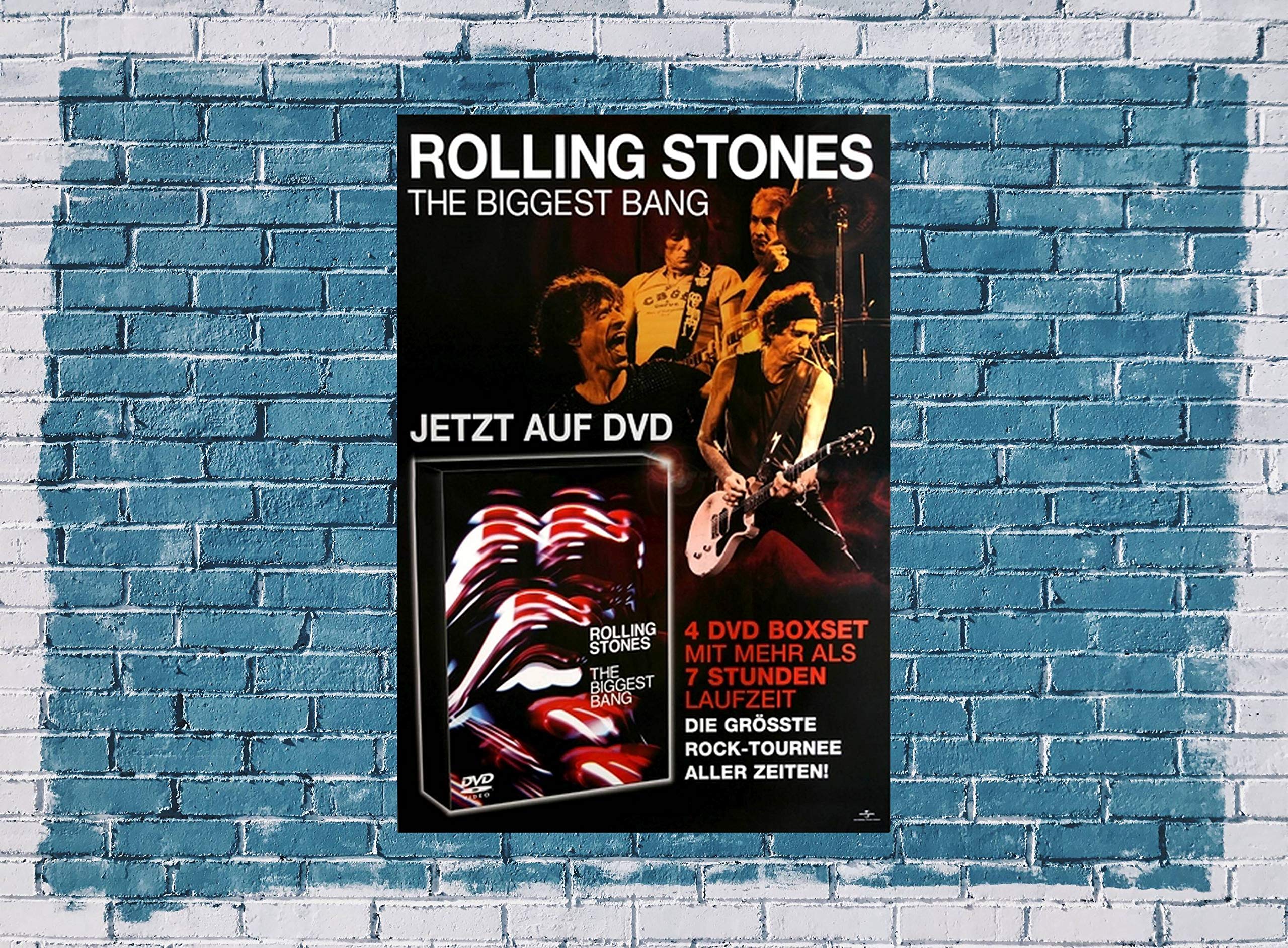 The Rolling Stones - The Biggest Bang, 2007 » Konzertplakat/Premium Poster | Live Konzert Veranstaltung | DIN A1 «