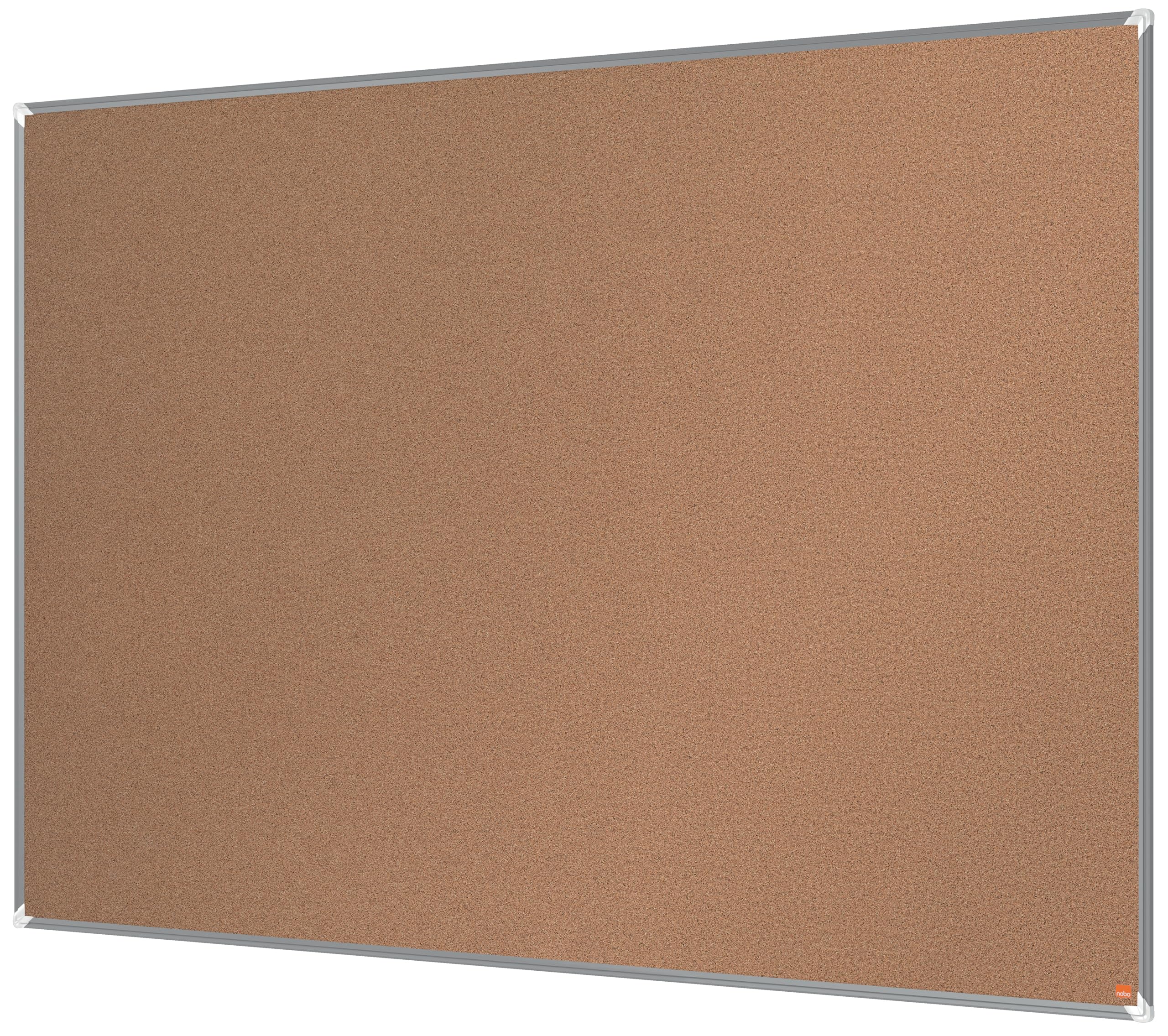 Nobo Premium Plus Tablica korkowa 1800x1200mm - Tablica ogłoszeniowa na ścianę z samoregenerującą się powierzchnią, aluminiowa rama, tablica memo, tablica prezentacyjna, certyfikowana EU Ecolabel