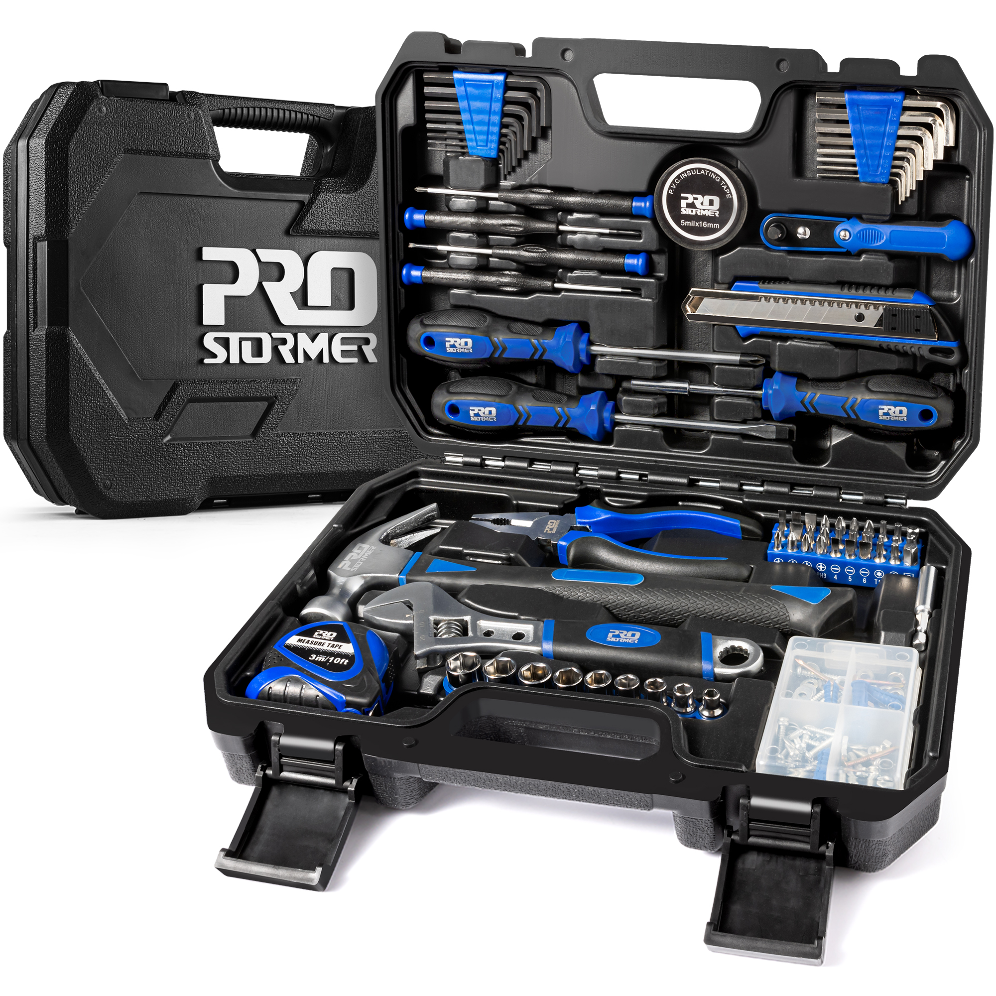 Prostormer 160点 家庭用修理ツールセット 工具セット 工具箱DXT A1z3DzhHMSL.jpg