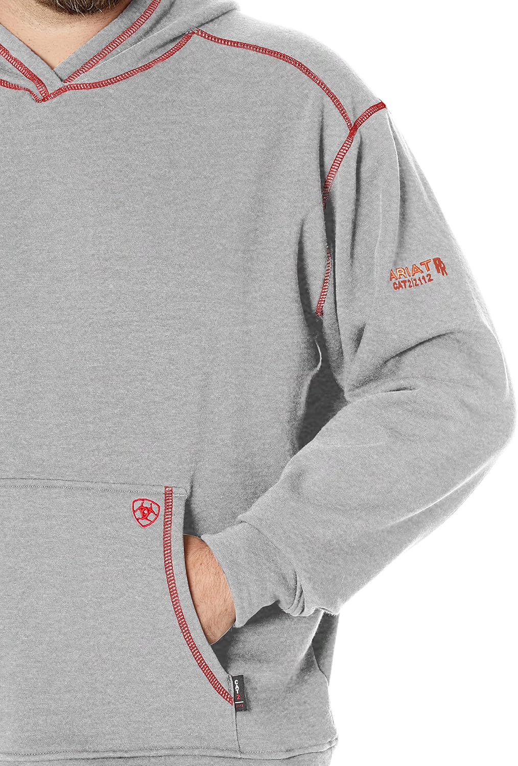 Ariat Men's Flame Resistant Polartec Hoodie - Image 3