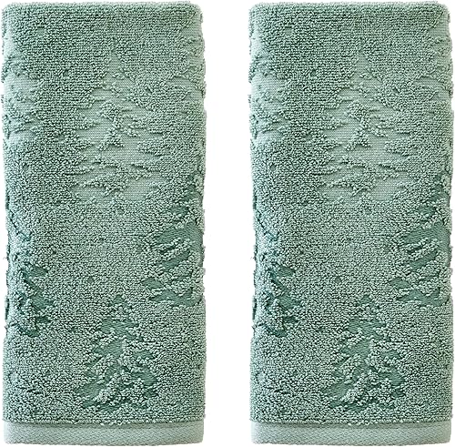 Vista 94 de SKL Home - Juego de toallas de mano Whistler a cuadros para invierno/Navidad, para baño, cocina, bar y regalo, 16 x 25 pulgadas, 2 unidades Whistler