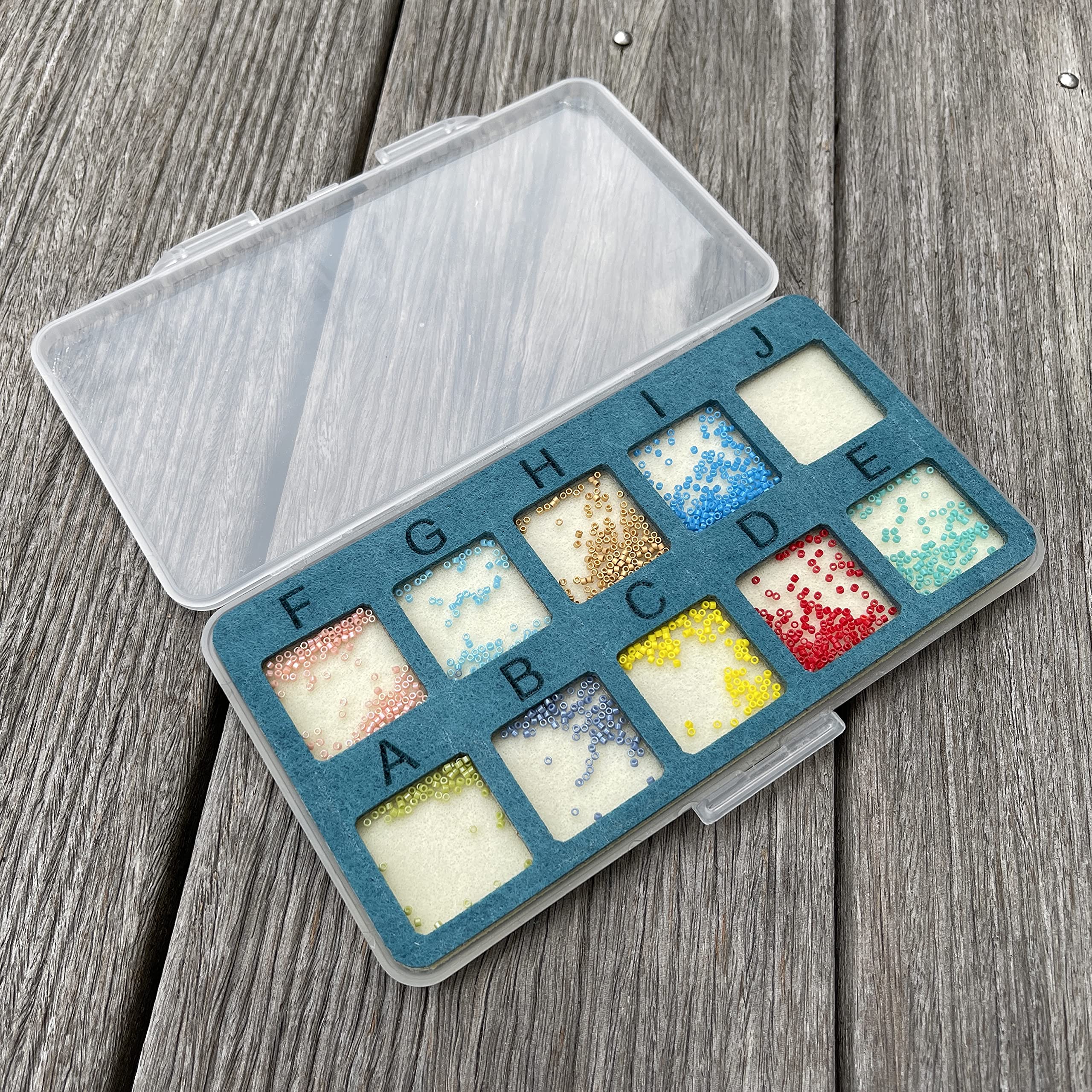 Générique Tapis de perlage de voyage organisateur de perles nomade 10 cases