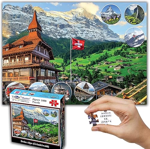 Think2Master Venecia, Italia - Rompecabezas de 1000 piezas para niños a partir de 12 años, adolescentes, adultos y familias. El tamaño del