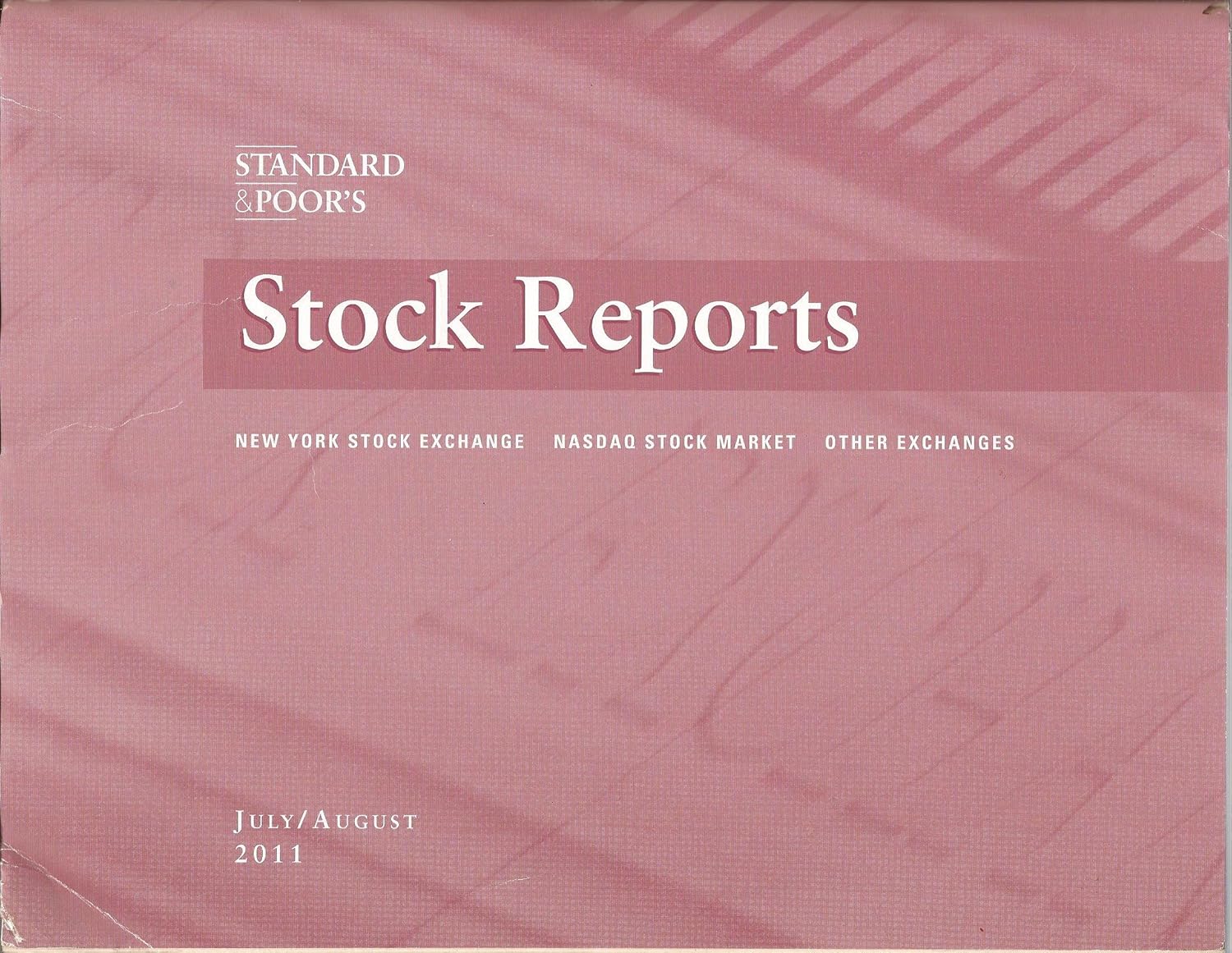 Standard & Poor's Stock Reports July/August 2011, New York Stock