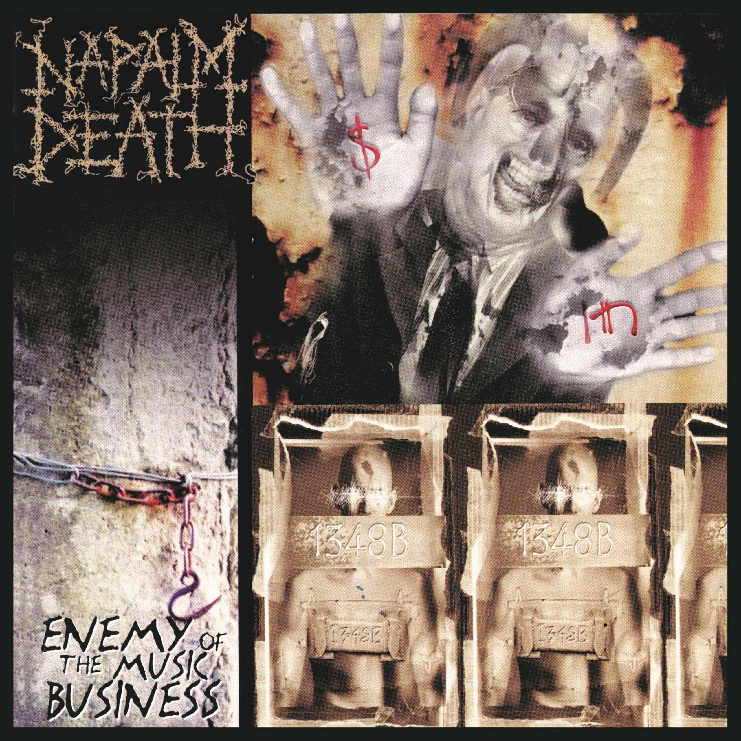 NAPALM DEATH - Enemy Of The Music Business (reissue) - Vinyl (yellow vinyl LP)