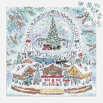 Amazon.com: Galison Michael Storrings Alpine Village Snow Globe Amazon.com: Galison Michael Storrings Alpine Village Snow Globe