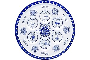The Dreidel Company Seder Plates: Renaissance Design for a Perfect Passover