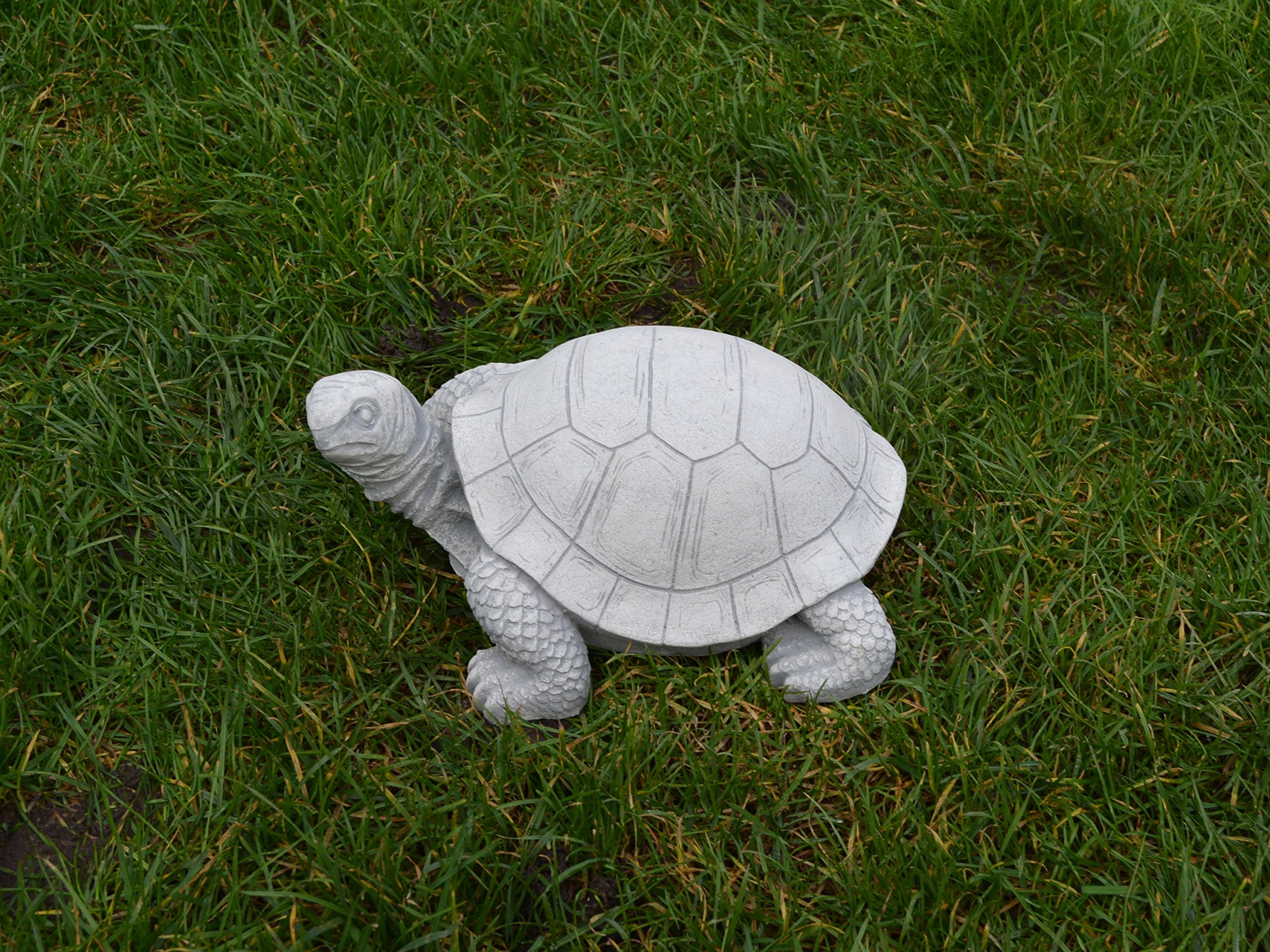 Gartendeko bella figura animale solida pietra tartaruga fatto del cast in pietra frostfest