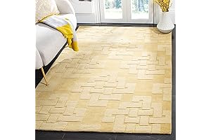 Exquisite 9' x 12' Rattan MSR4950A Handmade Knot Wool Area Rug