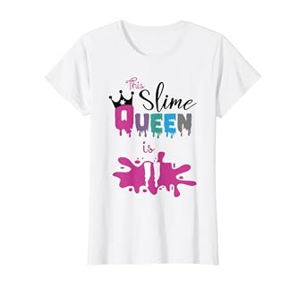 Amazon Com Slime Birthday T Shirt This Slime Queen Is 11 Cute And