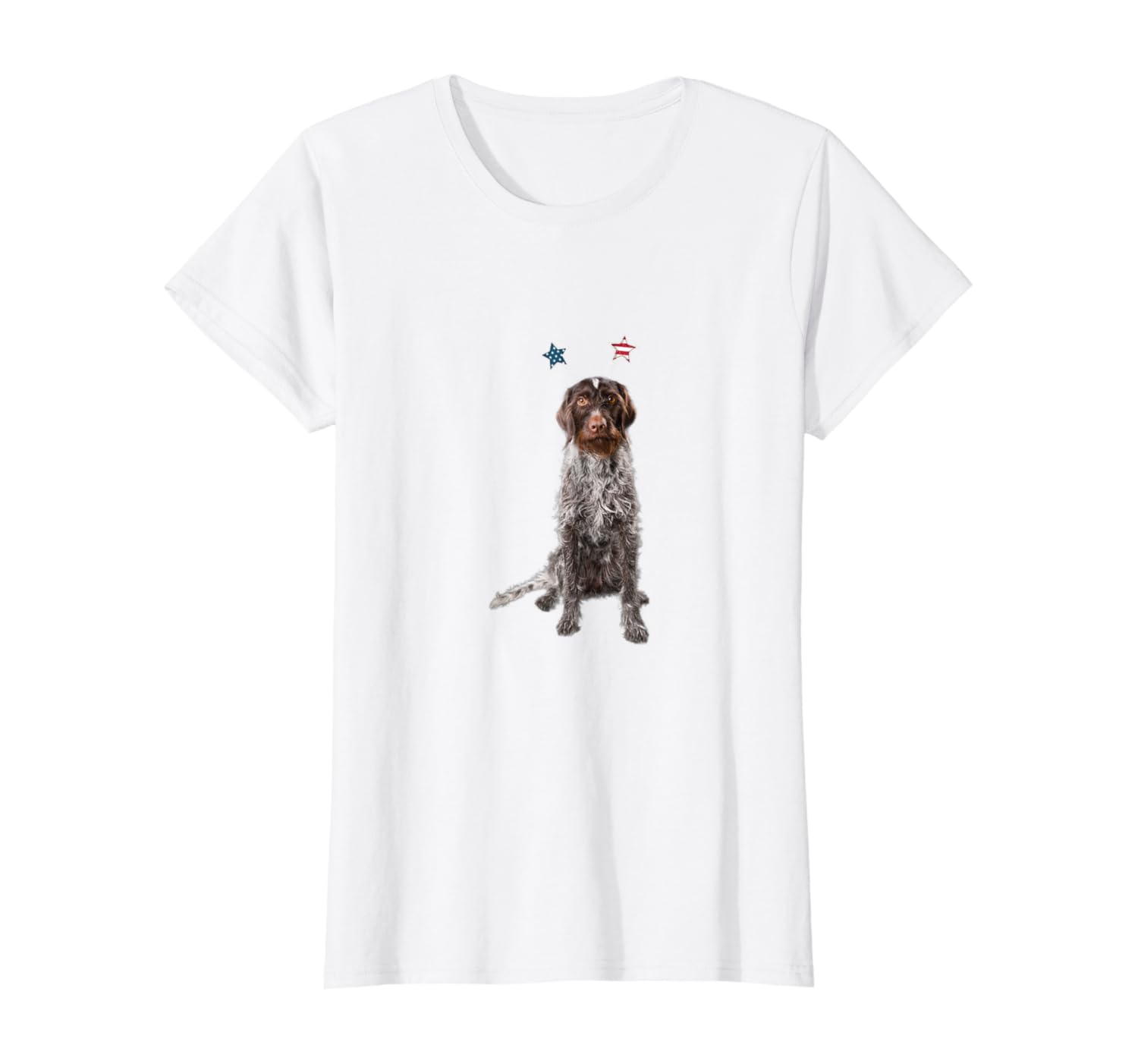 Amazon Com German Wirehaired Pointer 4th Of July Dog T Shirt
