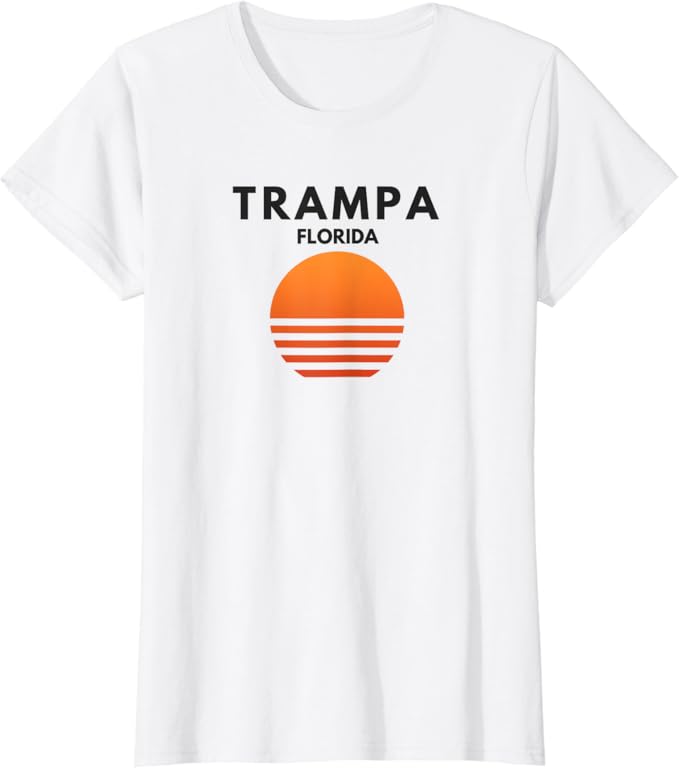 Amazon.com: Trampa Florida - Funny Tampa, FL T-Shirt ...