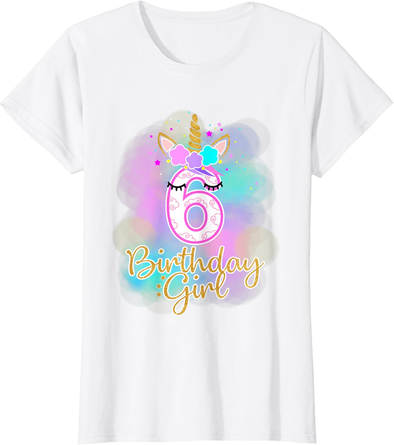 6th birthday unicorn shirt Clearance