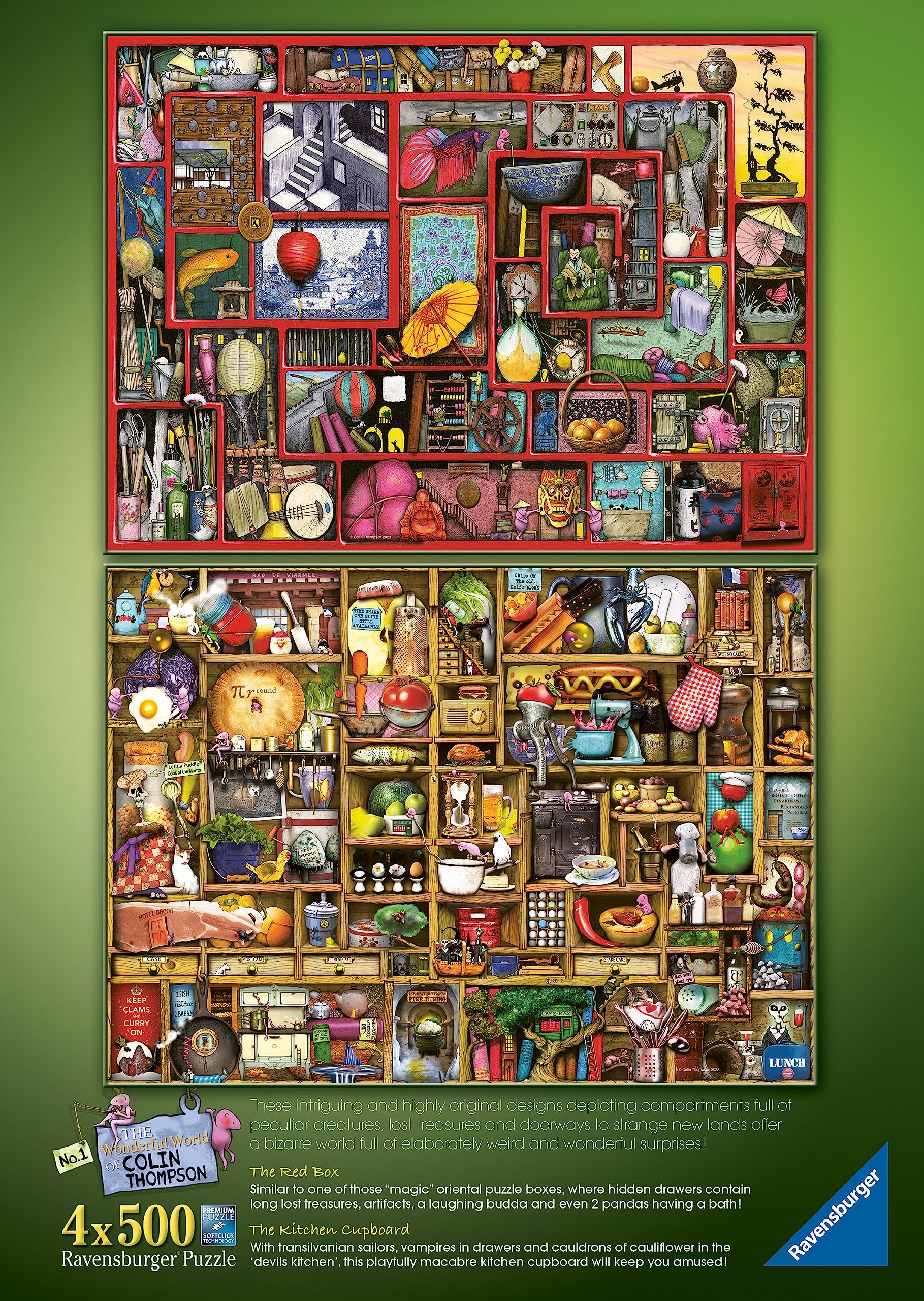 Ravensburger Wonderful World of Colin Thompson Nr. 1-4 x