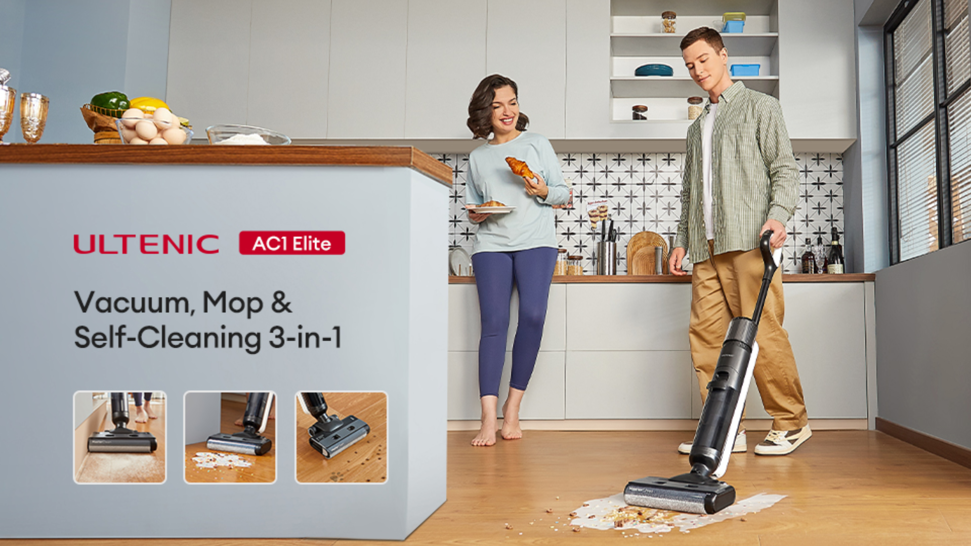 Amazon.com - Ultenic Wet Dry Vacuum Cleaner,Cordless Vacuum Mop